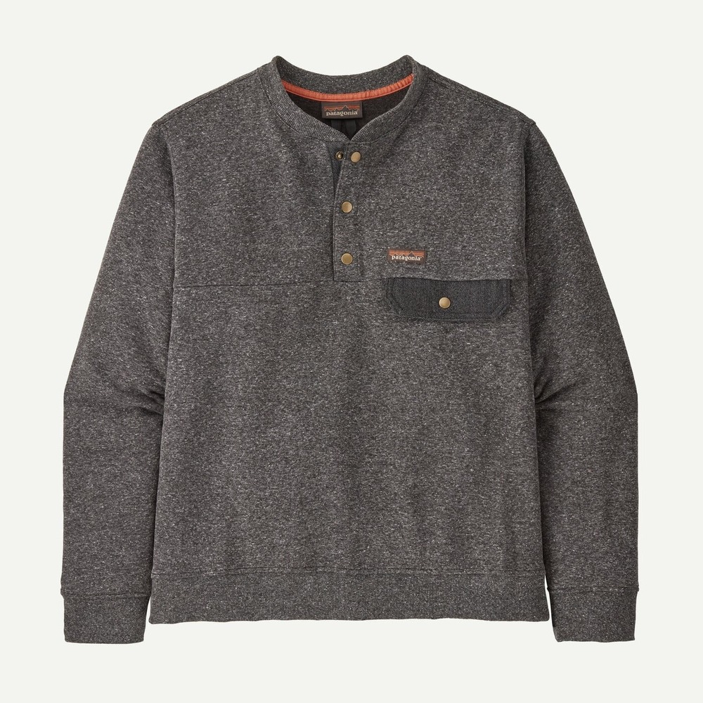 Patagonia Workwear Hemp Sweatshirt XL NWT Black Snap T Pullover Outdoor Utility